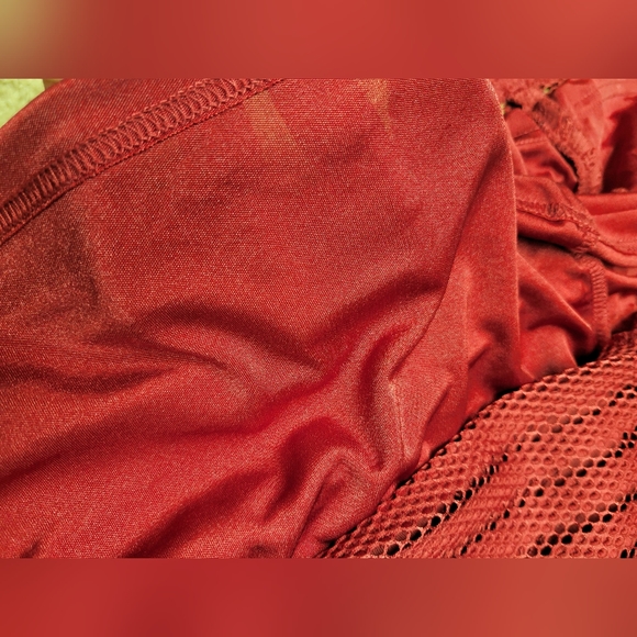 H&M Sz Sm Skirt 2 layers red - Picture 6 of 9